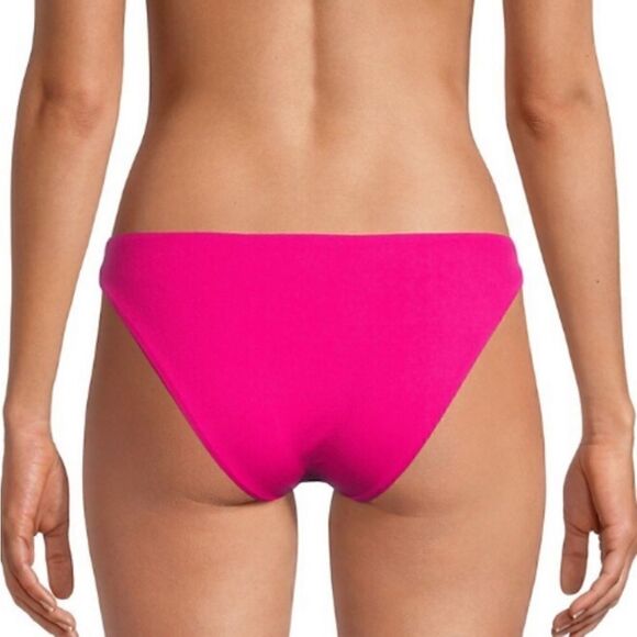 NWT L*SPACE RIBBED CAMACHO BIKINI BOTTOM PINK - Picture 2 of 7
